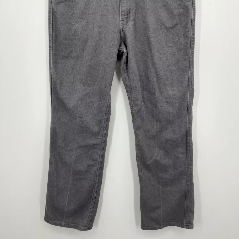 Levi's Jeans Men's Size 38 Gray Cotton Blend Leather Tab Vintage 90s‎ Paper Tag - Picture 4 of 11